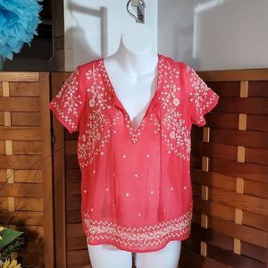 American Eagle brand peasant blouse